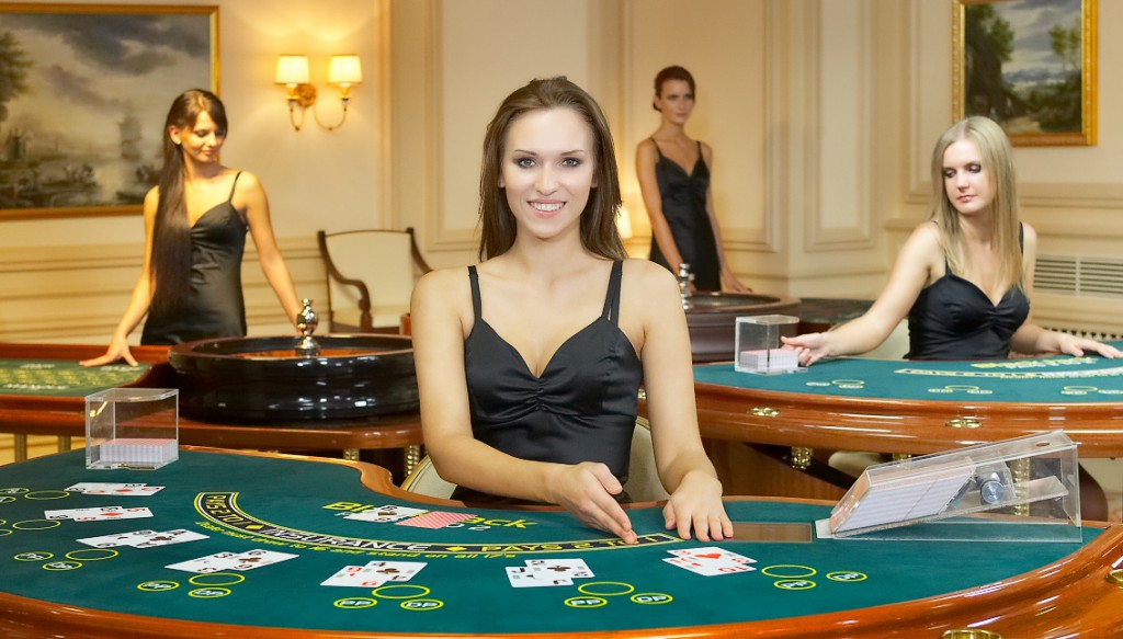 casinospel på ett kasino